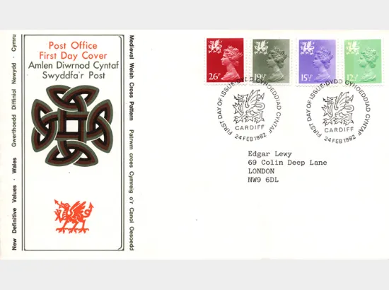 Wales 12 1/2p, 15 1/2p, 19 1/2p, 26p