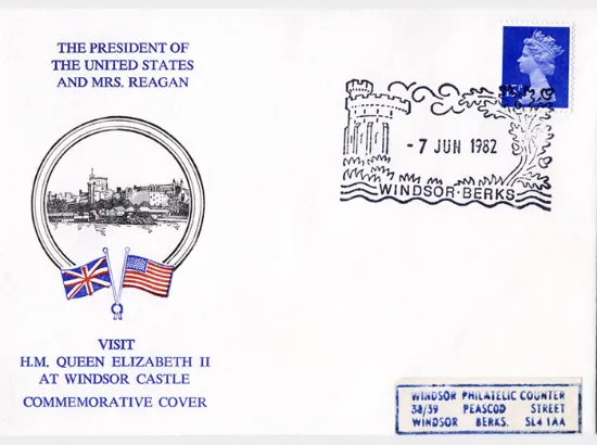 Ronald Regan Visits Windsor