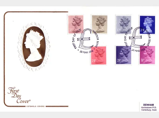 Machins: 3 1/2p, 16p, 17p, 20 1/2p, 23p, 28p, 31p