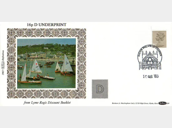 Counter: New Design: £1.45 Countryside 1 (Lyme Regis)