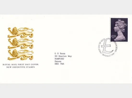 Machins: Parcel Post: £1.33