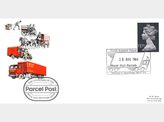 Machins: Parcel Post: £1.33
