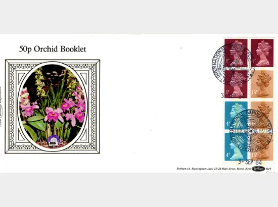 Vending: New Design: 50p Orchids 1