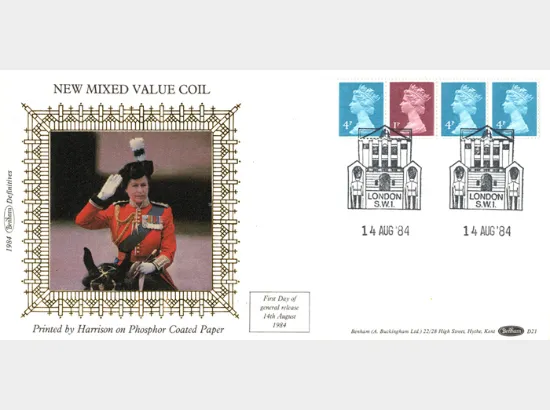 Machins: 13p Readers' Digest Stamp Coil