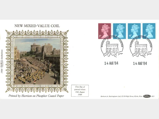 Machins: 13p Readers' Digest Stamp Coil