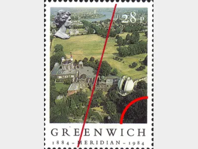 Greenwich Meridian: 28p