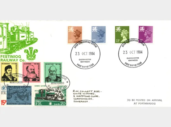 Wales 13p, 17p, 22p, 31p