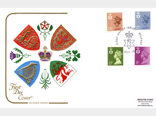 Northern Ireland 13p, 17p, 22p, 31p