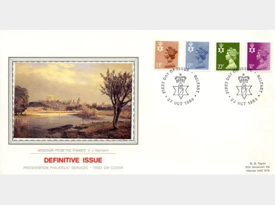 Northern Ireland 13p, 17p, 22p, 31p