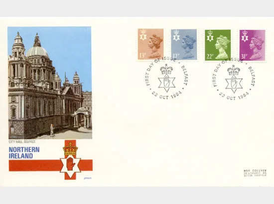 Northern Ireland 13p, 17p, 22p, 31p