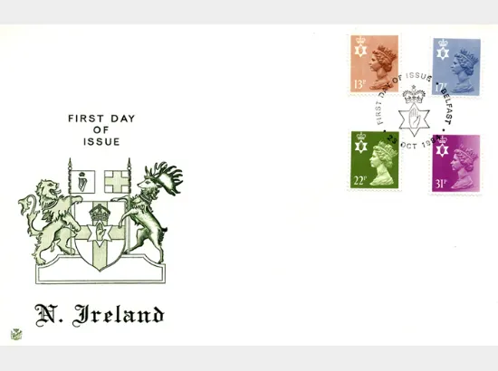 Northern Ireland 13p, 17p, 22p, 31p
