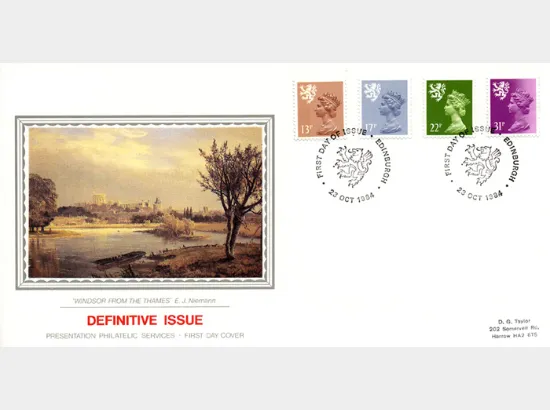 Scotland 13p, 17p, 22p, 31p
