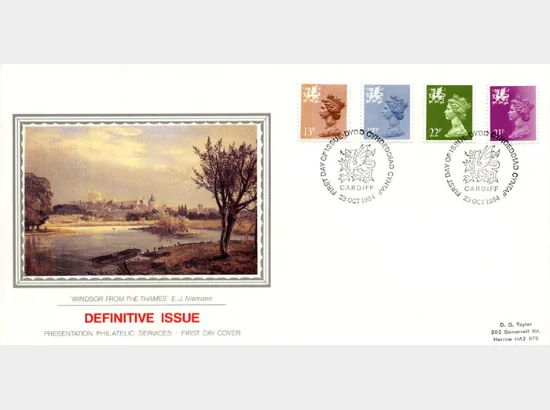 Wales 13p, 17p, 22p, 31p