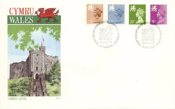Wales 13p, 17p, 22p, 31p