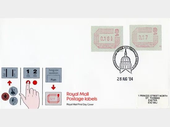 16 1/2p & 17p [Frama Labels]