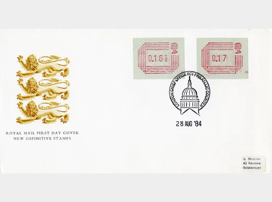 16 1/2p & 17p [Frama Labels]