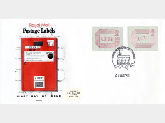 16 1/2p & 17p [Frama Labels]