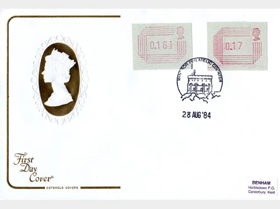 16 1/2p & 17p [Frama Labels]