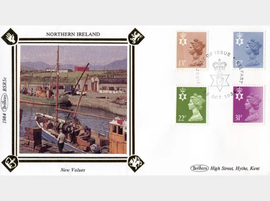 Northern Ireland 13p, 17p, 22p, 31p