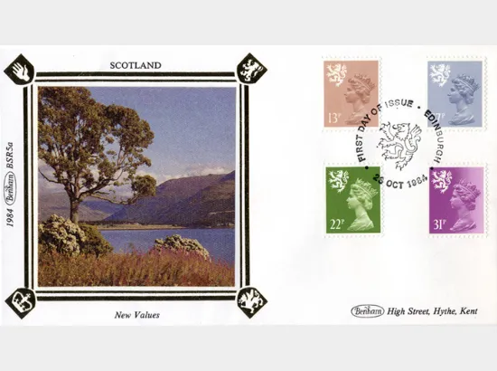Scotland 13p, 17p, 22p, 31p