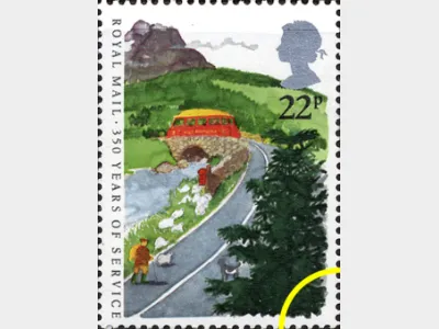 The Royal Mail: 22p