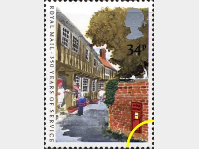 The Royal Mail: 34p