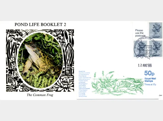 Vending: New Design: 50p Pond Life 2 (Frog) no underprint