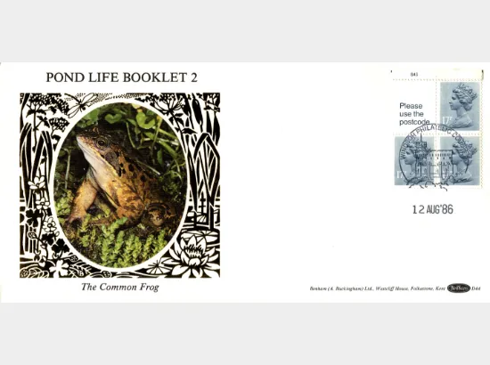 Vending: New Design: 50p Pond Life 2 (Frog) no underprint