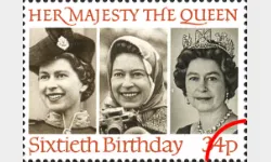 Queen's 60th Birthday: 34p