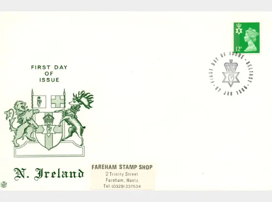 Northern Ireland 12p Bright Green