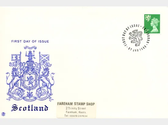 Scotland 12p Bright Green