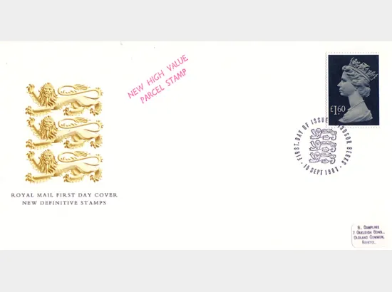 Machins: Parcel Post: £1.60