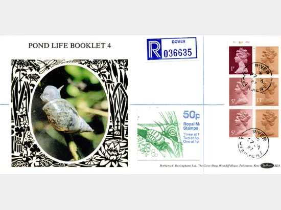 Vending: New Design: 50p Pond Life 4 (Snails)