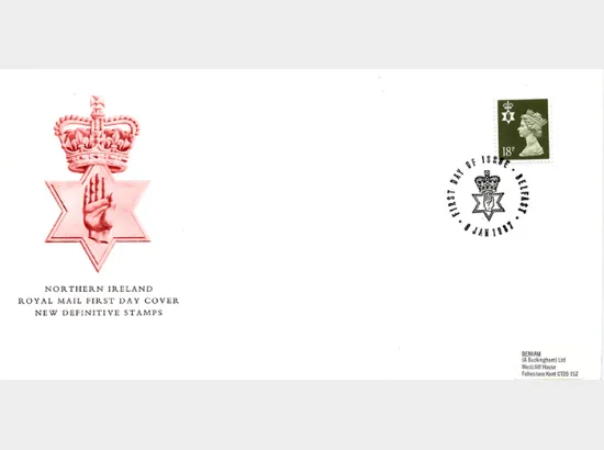 Northern Ireland 18p Olive-green