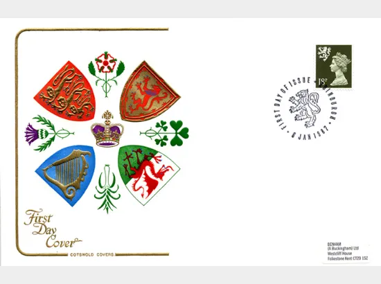 Scotland 18p Olive-green