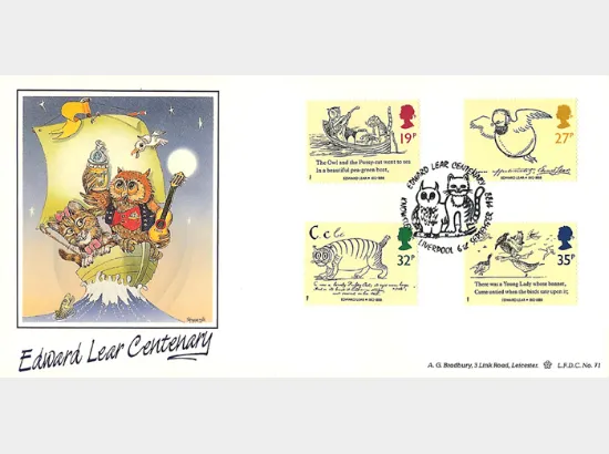 Edward Lear: Stamps