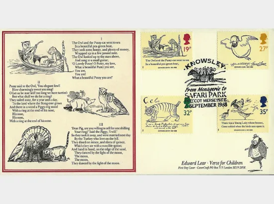 Edward Lear: Stamps