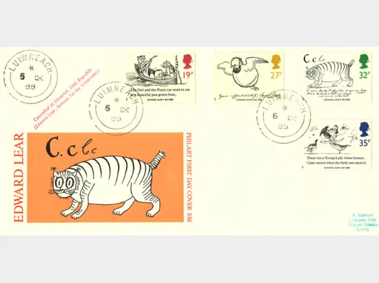 Edward Lear: Stamps