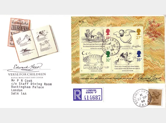 Edward Lear: Miniature Sheet