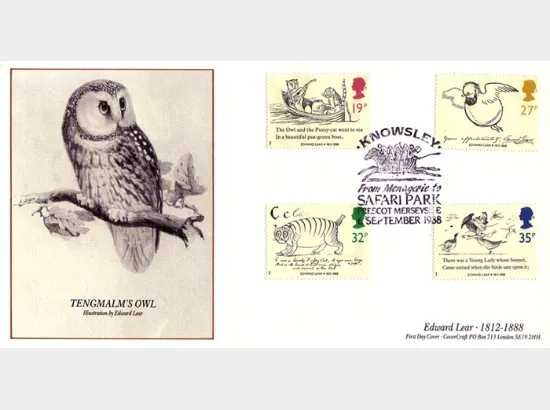 Edward Lear: Stamps