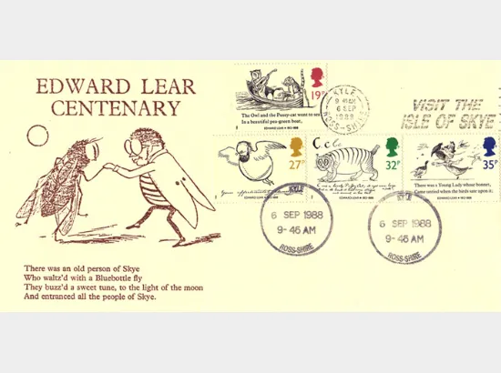 Edward Lear: Stamps