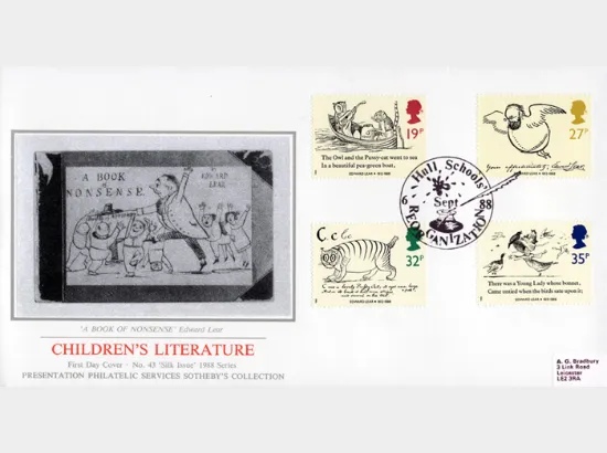 Edward Lear: Stamps