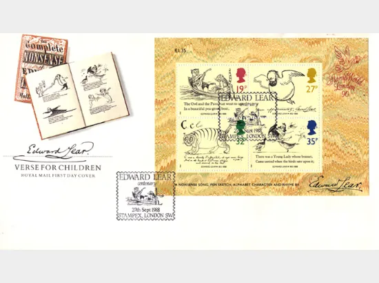 Edward Lear: Miniature Sheet