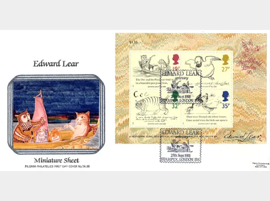 Edward Lear: Miniature Sheet