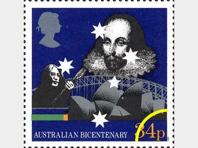 Australian Bicentenary: 34p