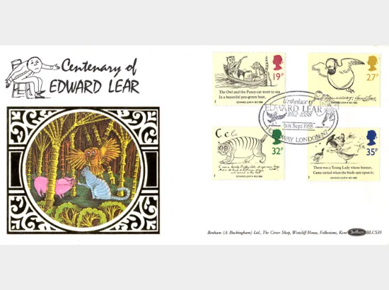 Edward Lear: Stamps