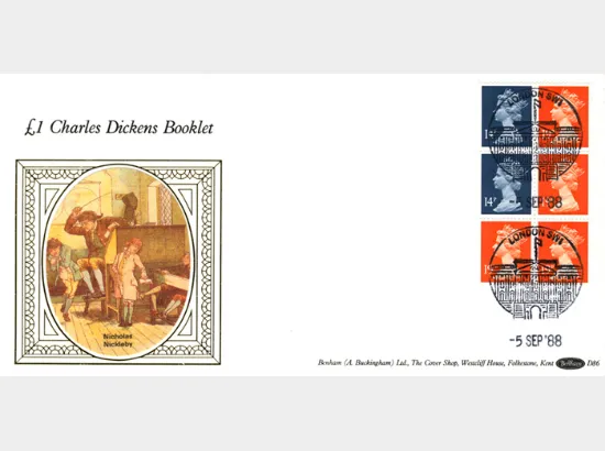 Vending: New Design: £1 Dickens 2 (Nicholas Nickleby)