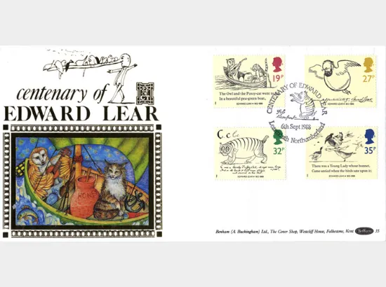 Edward Lear: Stamps