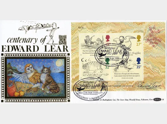 Edward Lear: Miniature Sheet