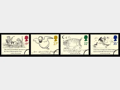 Edward Lear: Stamps
